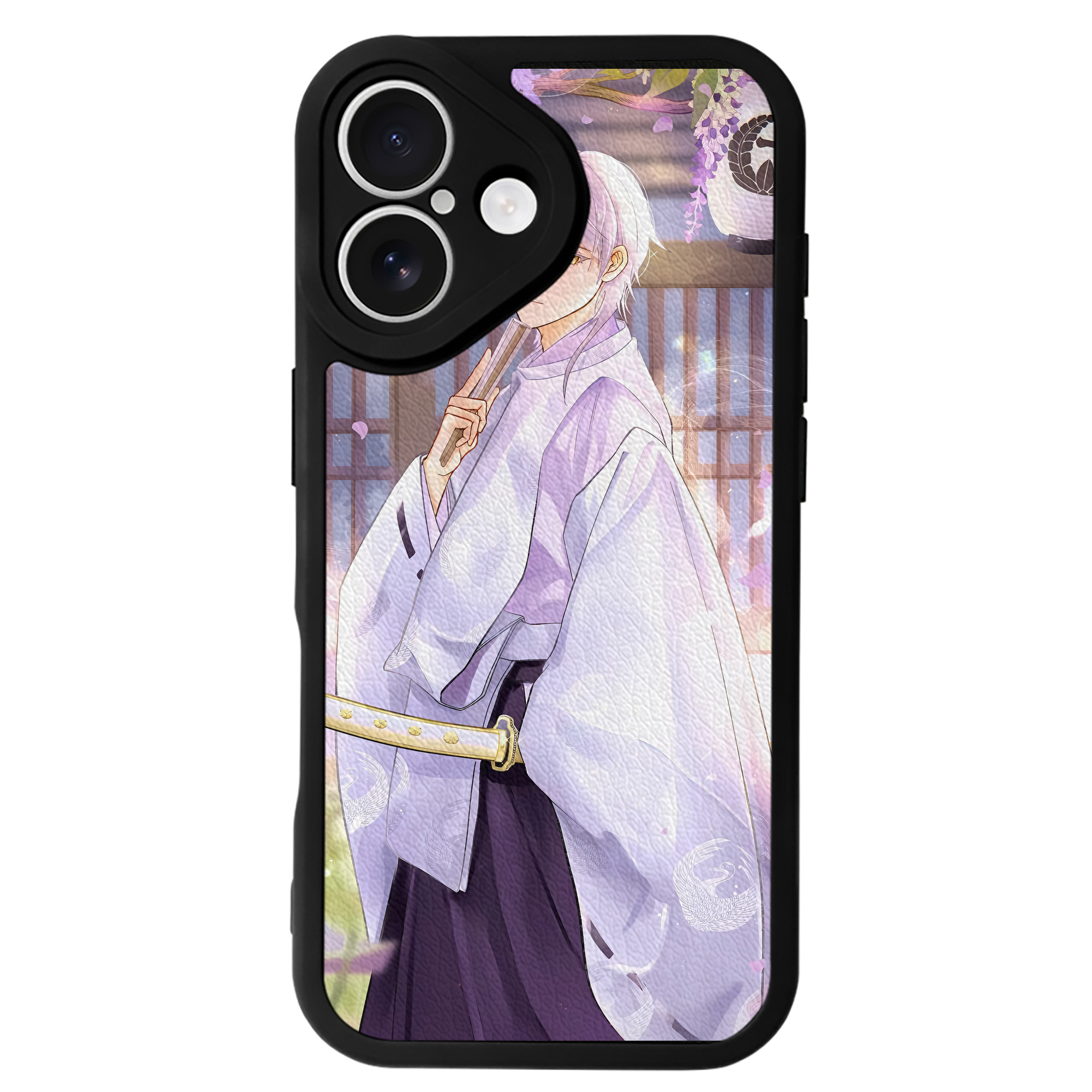 （画像用） 刀剣乱舞 Touken Ranbu 【iPhone 16シリーズ対応】シリコンスマホケース（レザー調） 材質：シリコン
